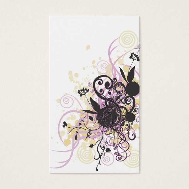 Abstract ontwerp Profielkaart Visitekaartje (Voorkant)