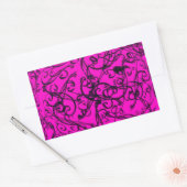 Abstract ontwerp rechthoekige sticker (Envelop)