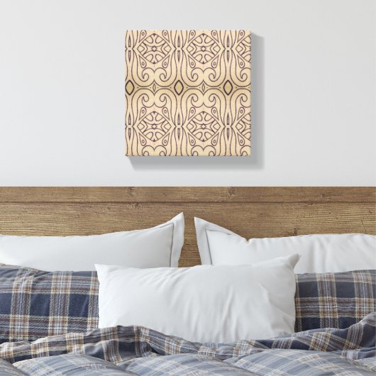 Abstract ontwerp Recoleta Canvas Afdruk (Insitu (Slaapkamer))