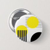 Abstract ontwerp ronde button 5,7 cm (Voorkant /achterkant)