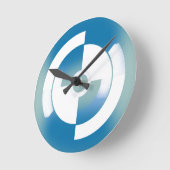 Abstract ontwerp ronde klok (Hoek)