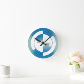 Abstract ontwerp ronde klok (Huis)