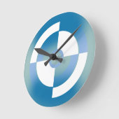 Abstract ontwerp ronde klok (Hoek)