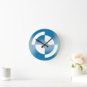 Abstract ontwerp ronde klok (Huis)