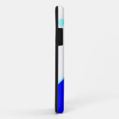 Abstract ontwerp rood zwart zwart Case-Mate iPhone case (Achterkant/rechts)