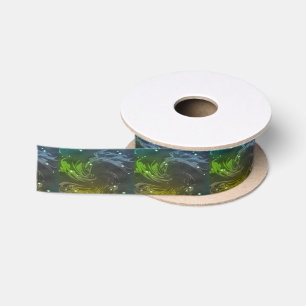 Abstract ontwerp satijnen lint