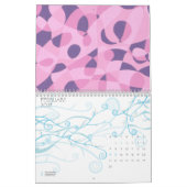 Abstract ontwerp Schema's Schilderkalender tekenen Kalender (Feb 2027)