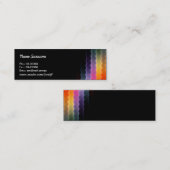 abstract ontwerp-schemerig visitekaartje (Voorkant / Achterkant)