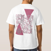 ABSTRACT ONTWERP SKATEBOARD T-SHIRT (Achterkant)