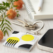 Abstract ontwerp sleutelhanger (Voorkant Rechts)