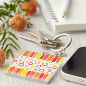 Abstract ontwerp sleutelhanger (Voorkant Rechts)