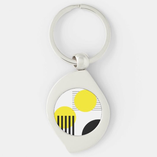 Abstract ontwerp sleutelhanger (Voorkant)