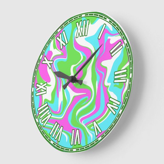 Abstract ontwerp - Spring Inspired Grote Klok (Hoek)