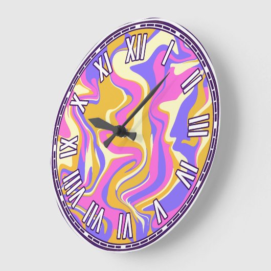 Abstract ontwerp - Sunset Inspired Grote Klok (Hoek)