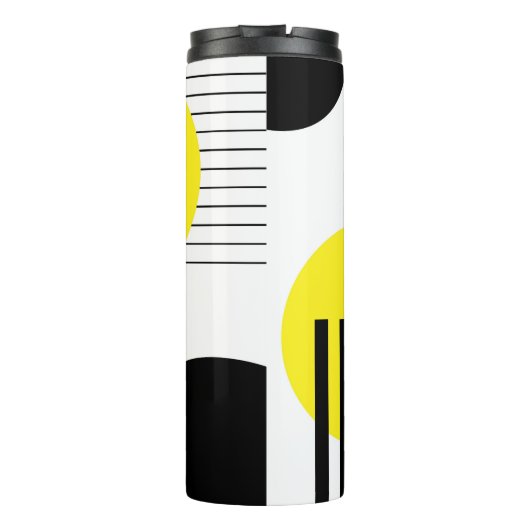 Abstract ontwerp thermosbeker (Achterkant)