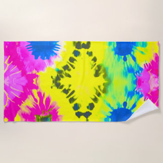 ABSTRACT ONTWERP TIE-DYE STRANDLAKEN