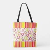 Abstract ontwerp tote bag (Achterkant)