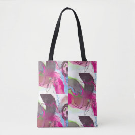 Abstract ontwerp tote bag