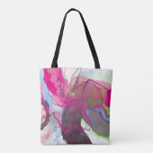 Abstract ontwerp tote bag (Achterkant)