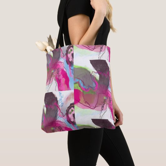 Abstract ontwerp tote bag (Dichtbij)