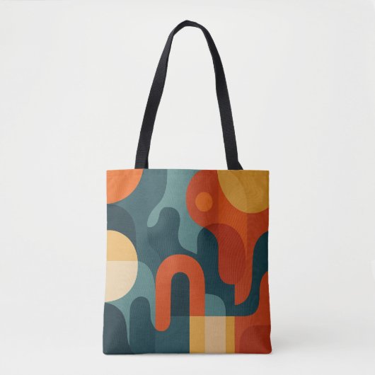 Abstract ontwerp tote bag (Voorkant)