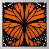 Abstract ontwerp van de monarchvlinder poster (Voorkant)