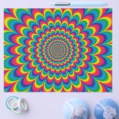 Abstract ontwerp van de regenboog van Psychedelic Flyer (Enkel)
