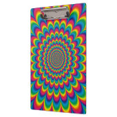Abstract ontwerp van de regenboog van Psychedelic Klembord (Links)