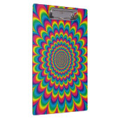 Abstract ontwerp van de regenboog van Psychedelic Klembord (Rechts)