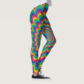 Abstract ontwerp van de regenboog van Psychedelic Leggings (Rechts)