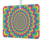 Abstract ontwerp van de regenboog van Psychedelic Luchtverfrisser (Links)