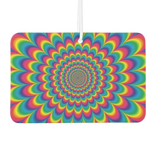 Abstract ontwerp van de regenboog van Psychedelic Luchtverfrisser (Voorkant)