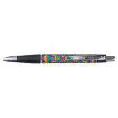 Abstract ontwerp van de regenboog van Psychedelic Pen (Achterkant)