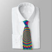 Abstract ontwerp van de regenboog van Psychedelic Stropdas (Gebonden)