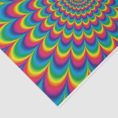 Abstract ontwerp van de regenboog van Psychedelic Tissuepapier (Detail)