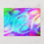 Abstract ontwerp van de regenboogstrook briefkaart (Voorkant)