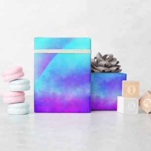 Abstract ontwerp van de regenboogstrook cadeaupapier