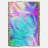 Abstract ontwerp van de regenboogstrook deken (Voorkant Verticaal)