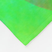 Abstract ontwerp van de regenboogstrook fleece deken (Hoek)