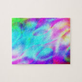 Abstract ontwerp van de regenboogstrook legpuzzel (Horizontaal)