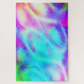 Abstract ontwerp van de regenboogstrook legpuzzel (Verticaal)