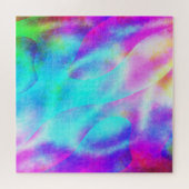 Abstract ontwerp van de regenboogstrook legpuzzel (Horizontaal)