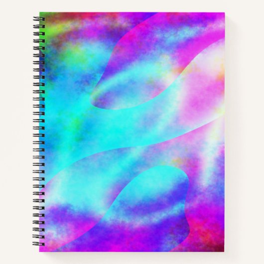 Abstract ontwerp van de regenboogstrook notitieboek (Voorkant)