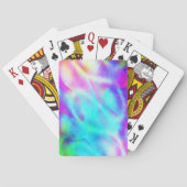 Abstract ontwerp van de regenboogstrook pokerkaarten (Achterkant)