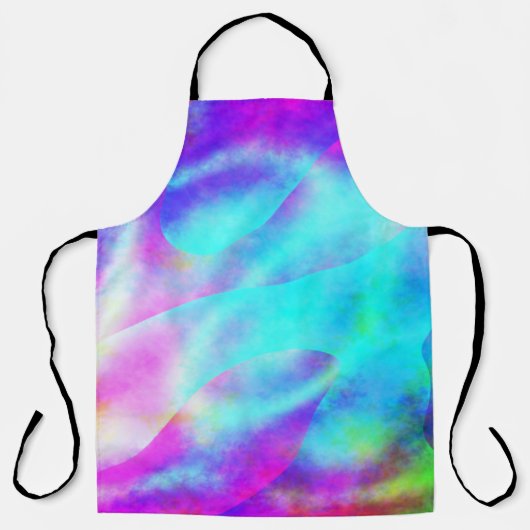 Abstract ontwerp van de regenboogstrook schort (Voorkant)