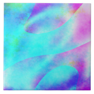 Abstract ontwerp van de regenboogstrook tegeltje