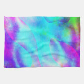 Abstract ontwerp van de regenboogstrook theedoek (Horizontaal)