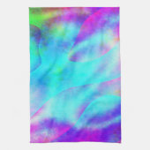 Abstract ontwerp van de regenboogstrook theedoek (Verticaal)