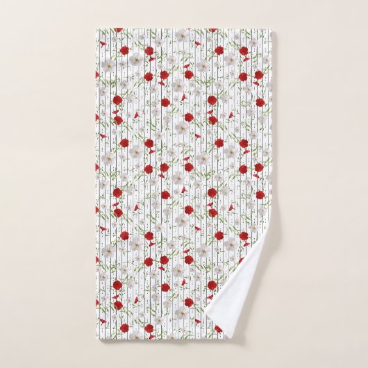 Abstract ontwerp van de Tropische tuin Handdoek (Handdoek)