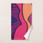 Abstract ontwerp van de Wavy-deken Bad Handdoek (Handdoek)